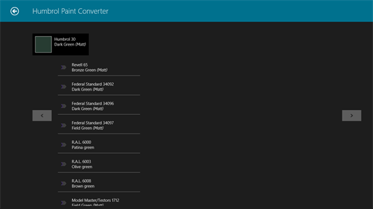 Humbrol Paint Converter screenshot 5