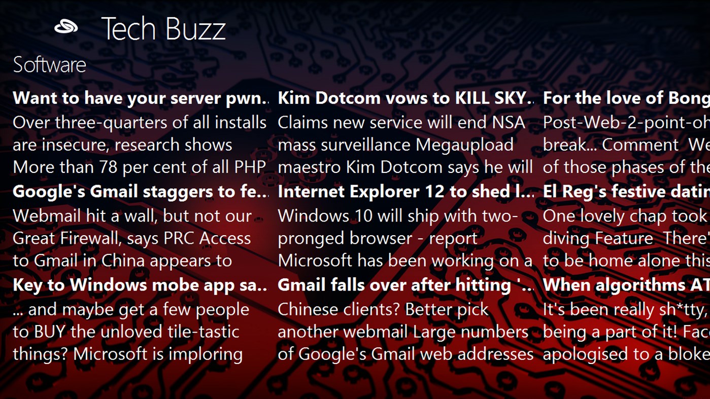 #5. Tech Buzz (Windows) Bởi: DVANA