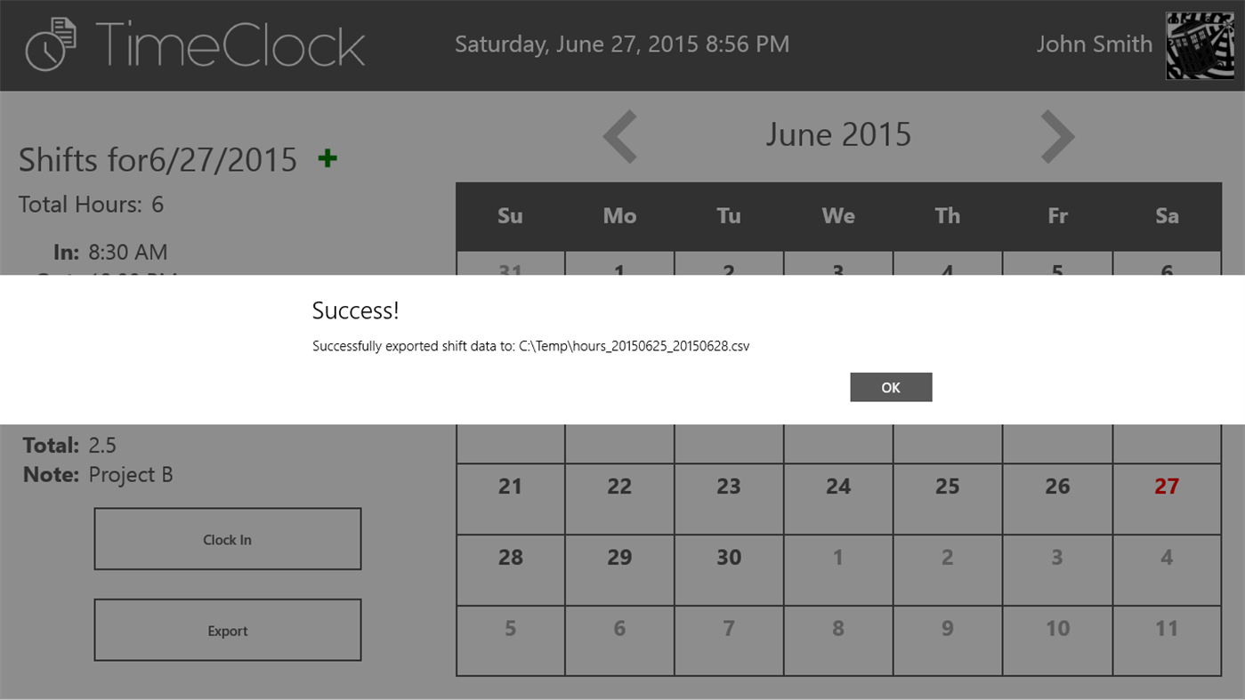 #5. Timeclock (Windows) От: Mad World Studios