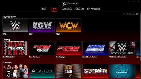 WWE Network Screenshots 2