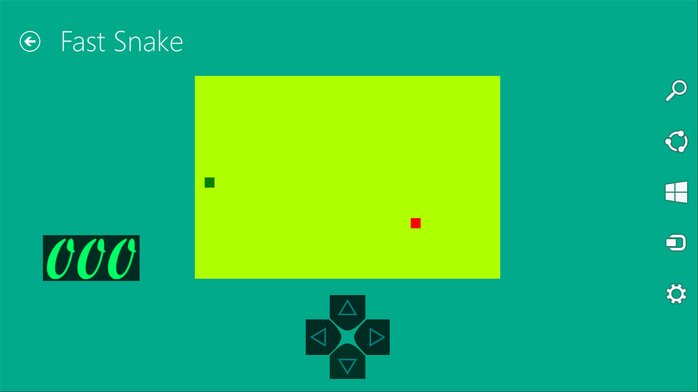 #2. Fast Snake (Windows) 由: RoberSoft