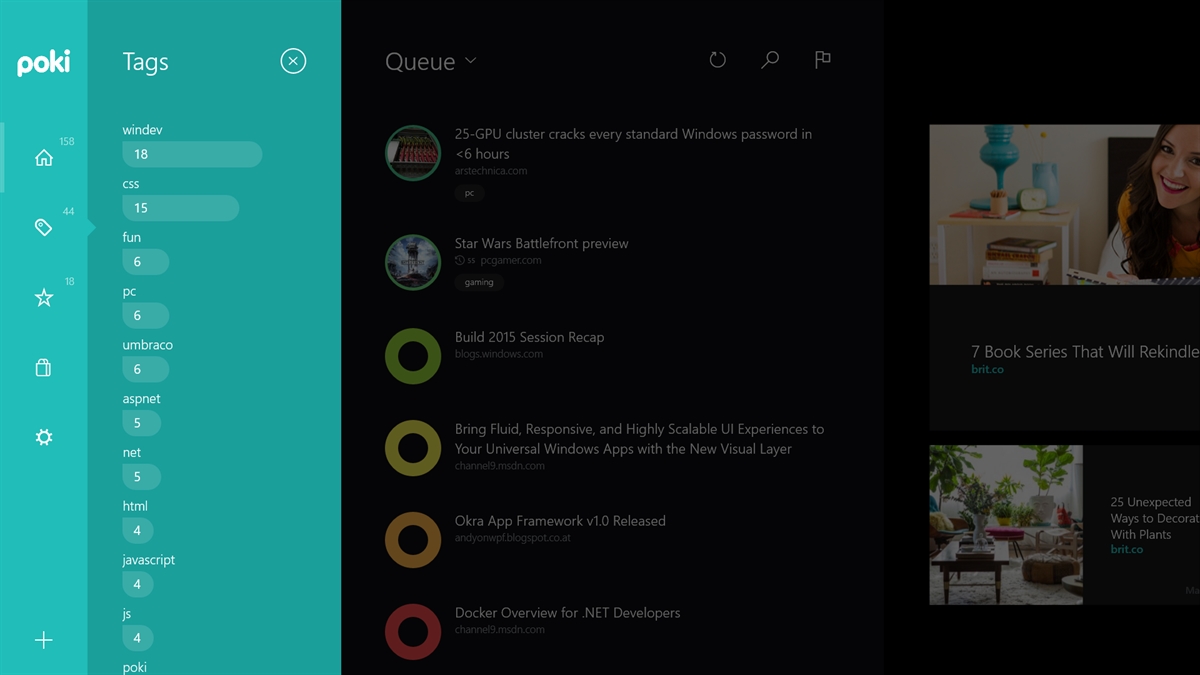3rd party Pocket app Poki gains images in list view with 2.1 update ...