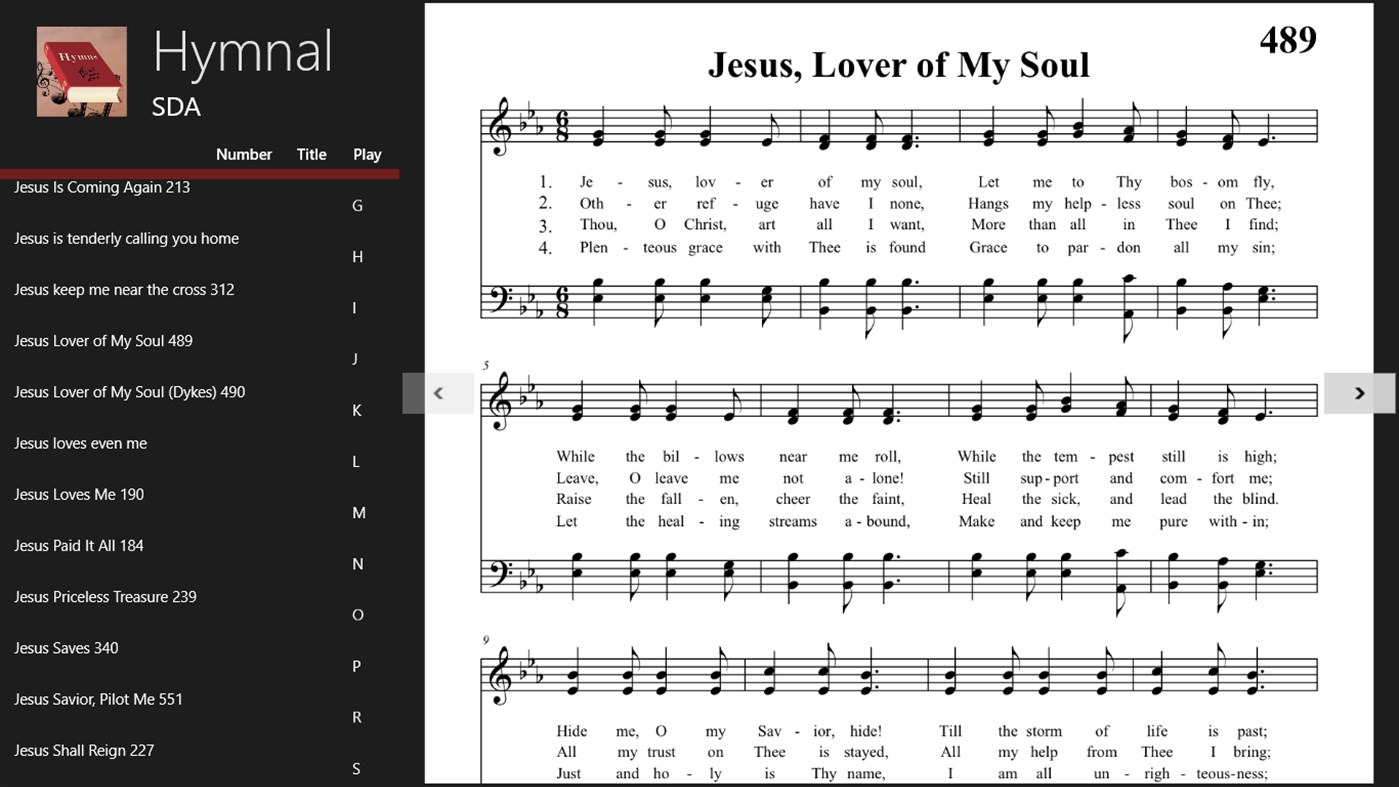 #3. SDA Hymnal (Windows) Podle: MyGadgets2