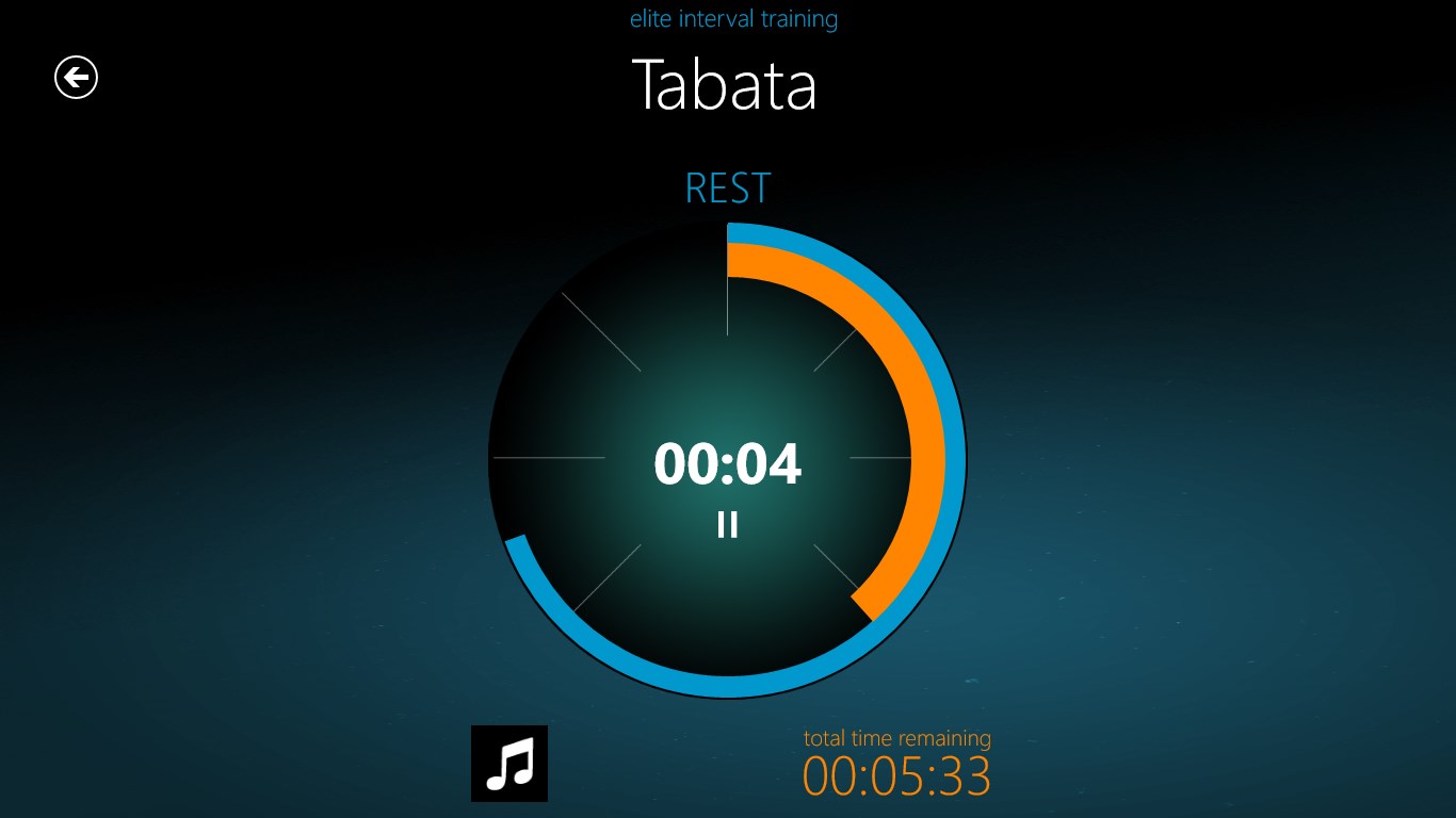 Elite Interval Training screenshot