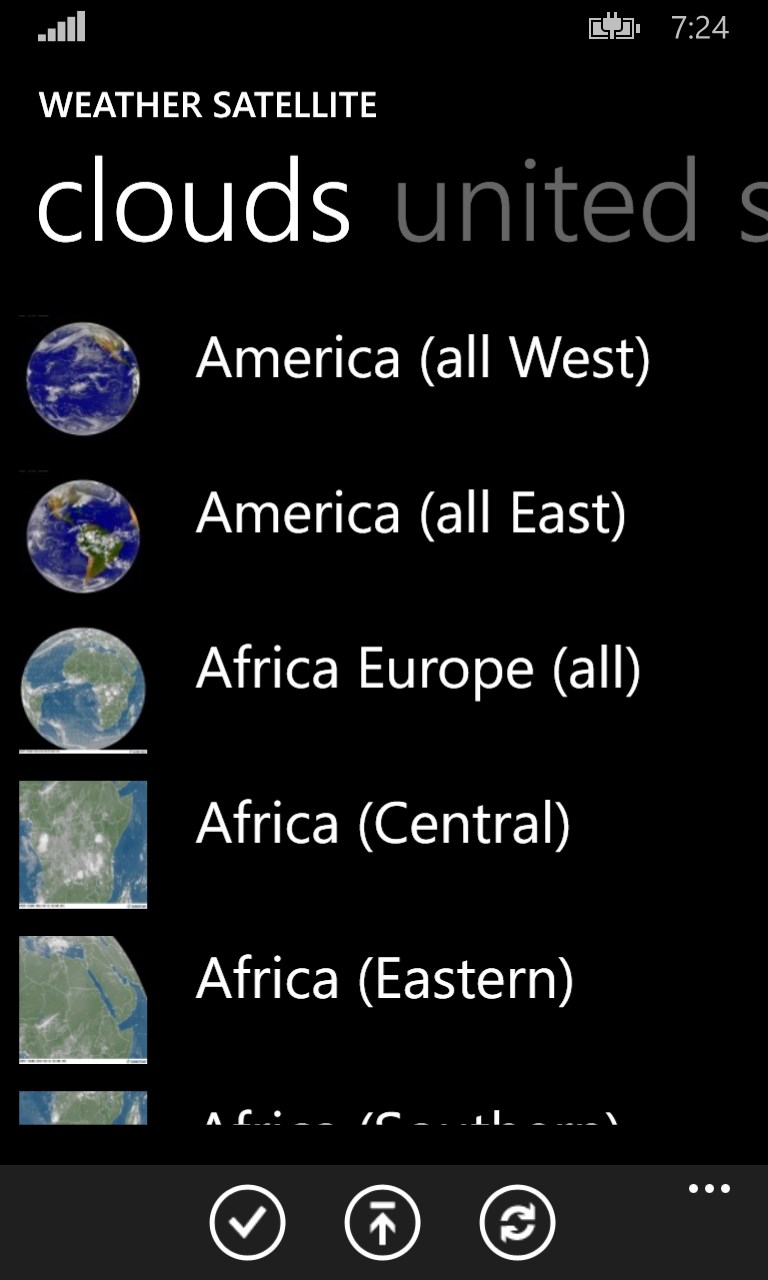 Weather Satellites Images screenshot