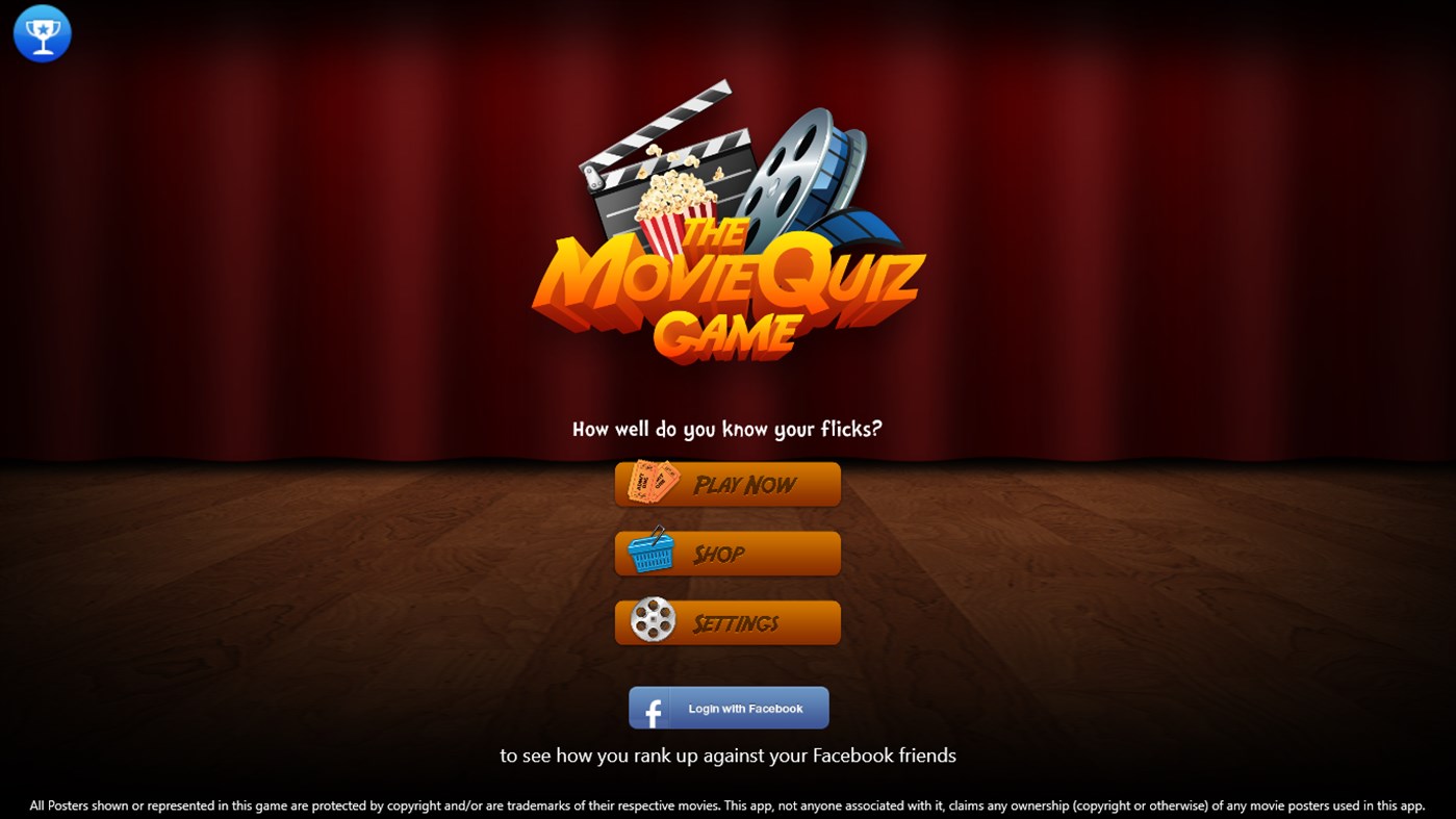 #1. Movie Quiz Game - Guess Movie Posters (Windows) By: XLabz Technologies