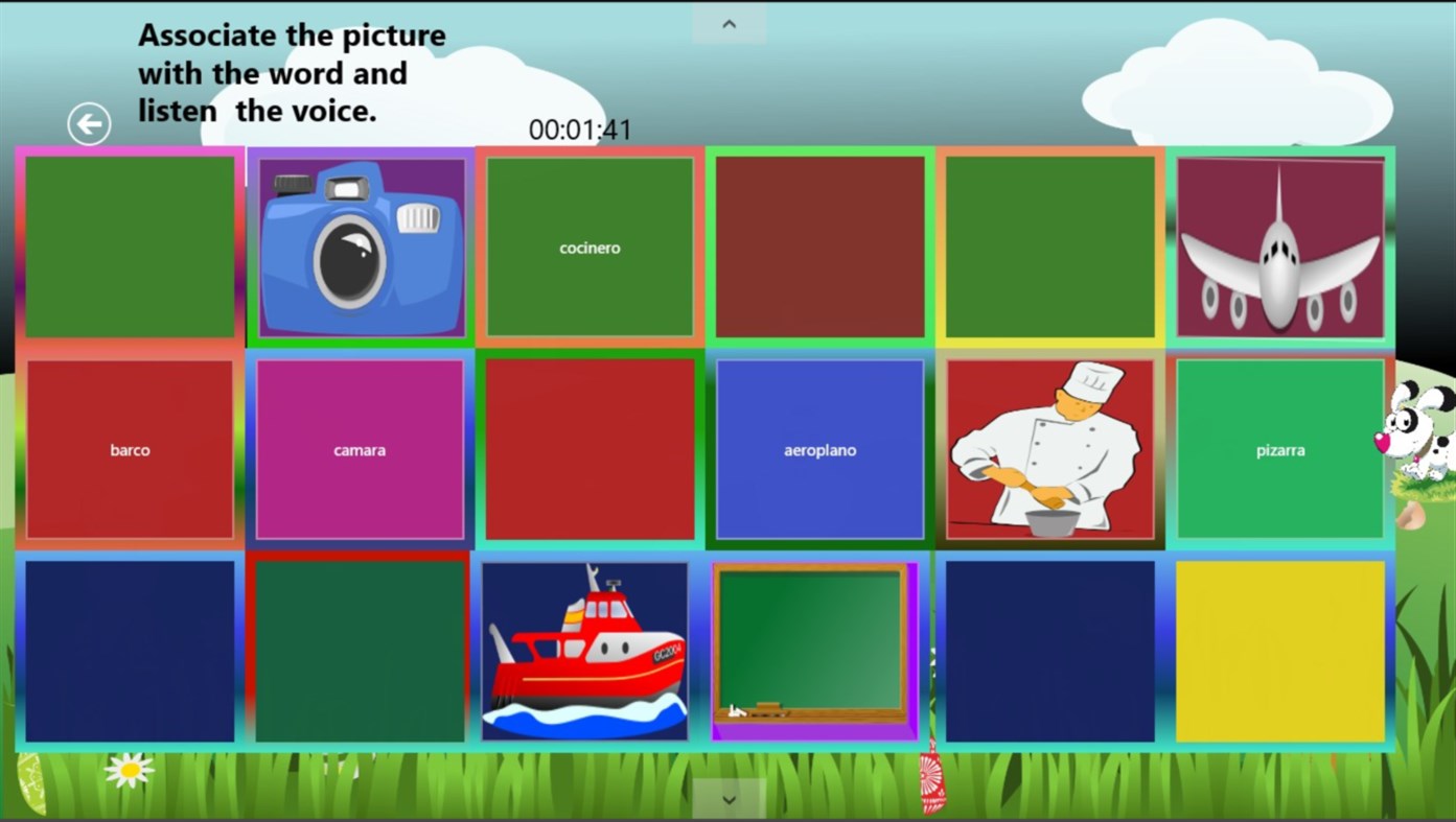 #2. Learn Spanish Memory Game (Windows) 由: LearnSoft