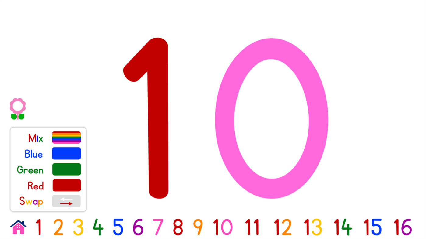 #4. 123 for Kids - Numbers Flashcards (Windows) بواسطة: Holiday Educationist