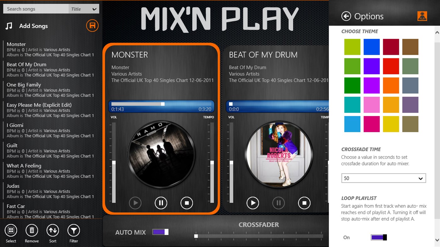 #6. Mix'n Play (Windows) 由: gauravsh