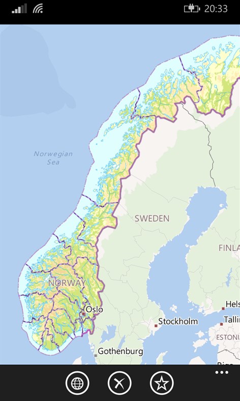 #1. PocketMap (Windows) Podle: Kjetil Ribe