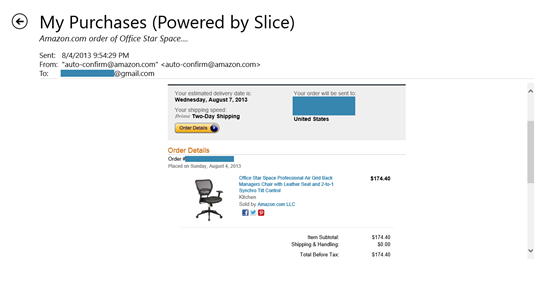My Purchases (Powered by Slice) screenshot 9