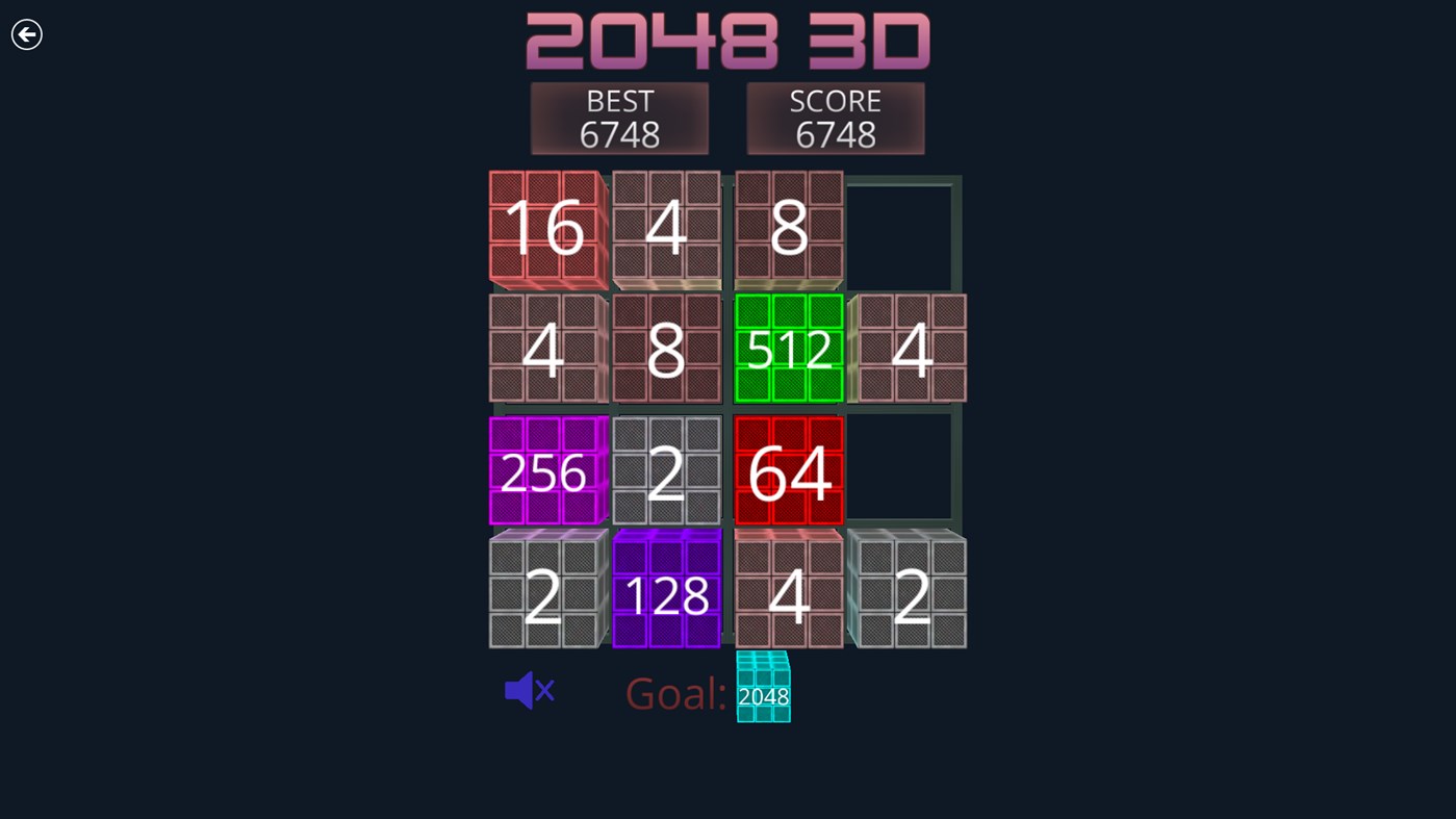 #3. 2048 3D (Windows) 由: brucebev