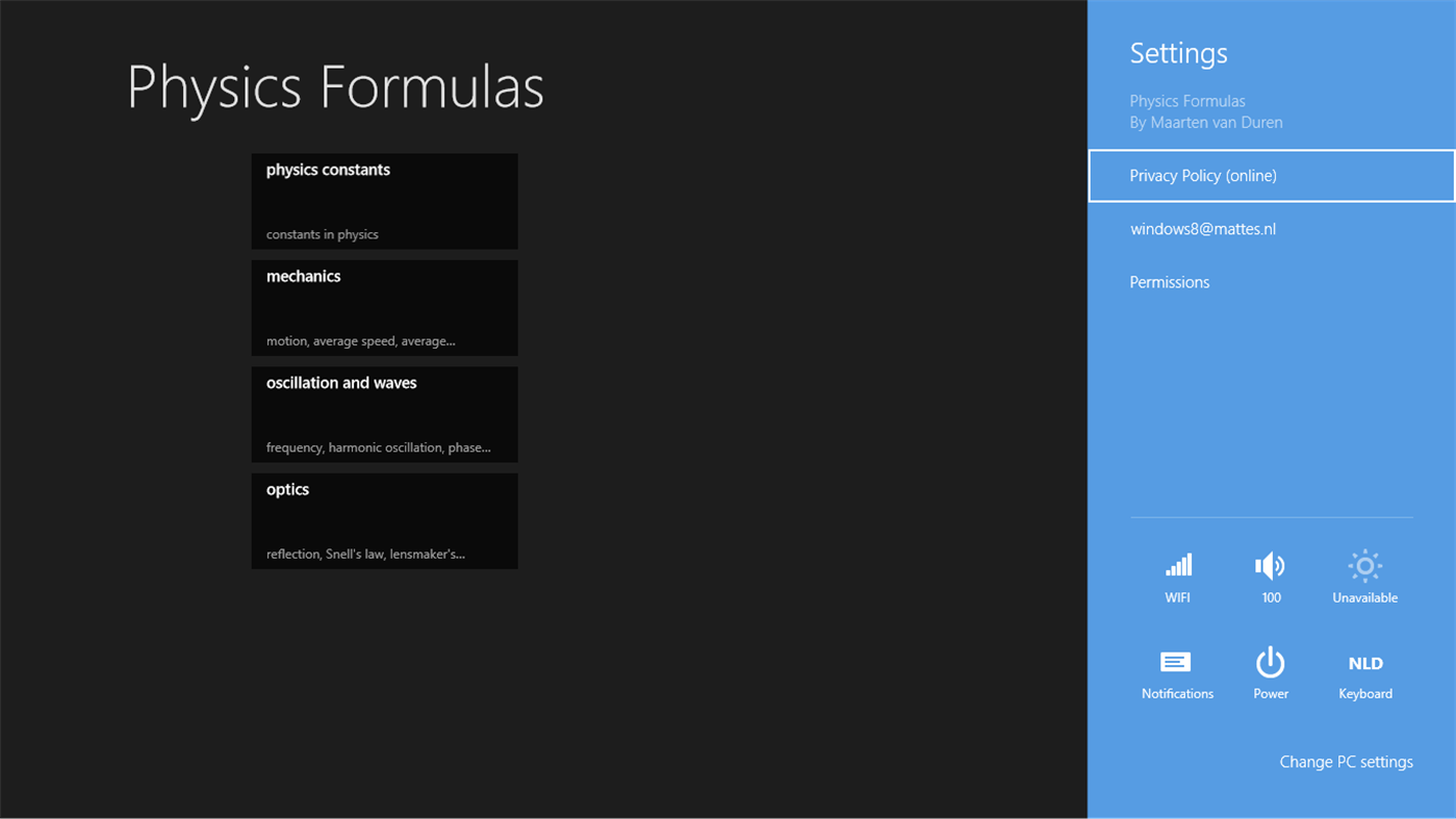 #4. Physics Formulas (Windows) Podle: Maarten van Duren