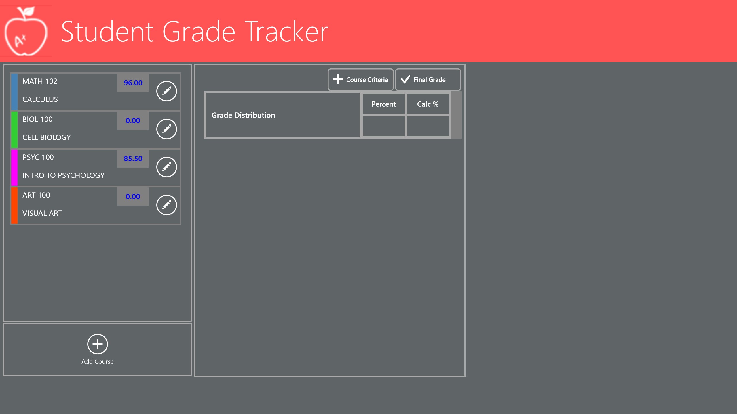 【图】Student Grade Tracker(截图3)