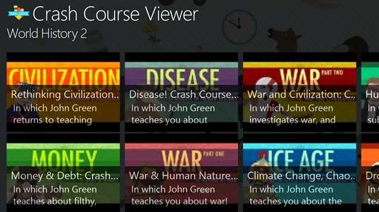 Crash Course Viewer screenshot 1