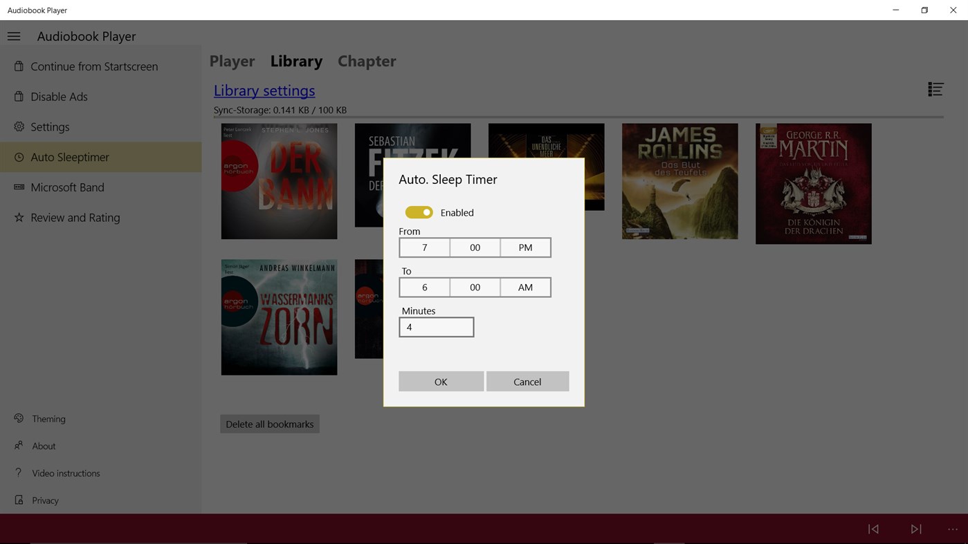 #6. Audiobook Player (Windows) Με: Chris Spettmann Software