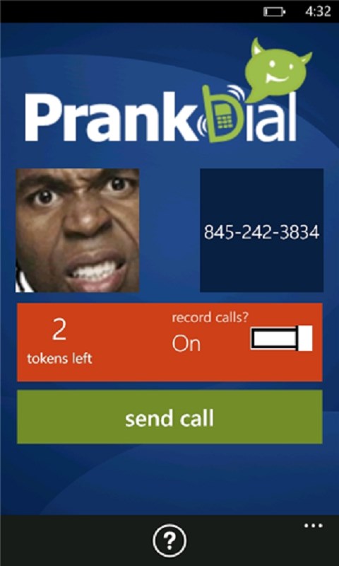Prankdial For Windows 10 Mobile