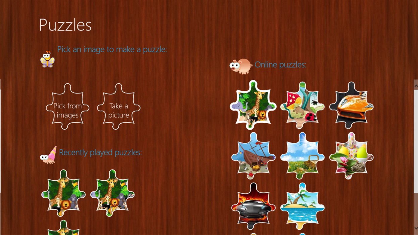 #3. Puzzles (Windows) By: Jujuba Software