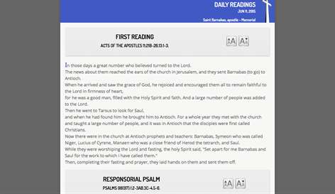 Daily Readings for Catholics Screenshots 1