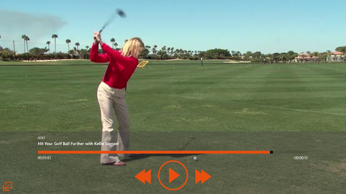 watch video in fullscreen mode