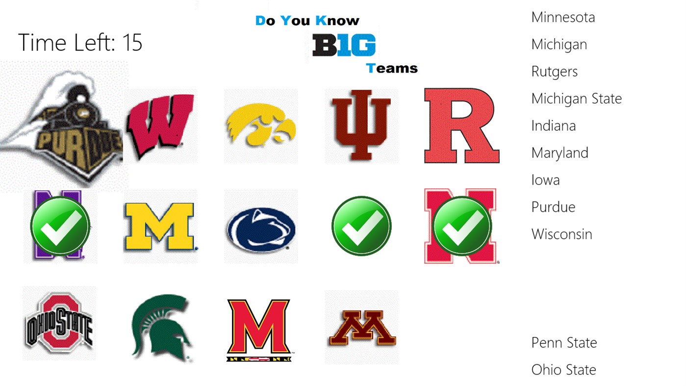 #3. BIG 10 Matching (Windows) 由: kc10