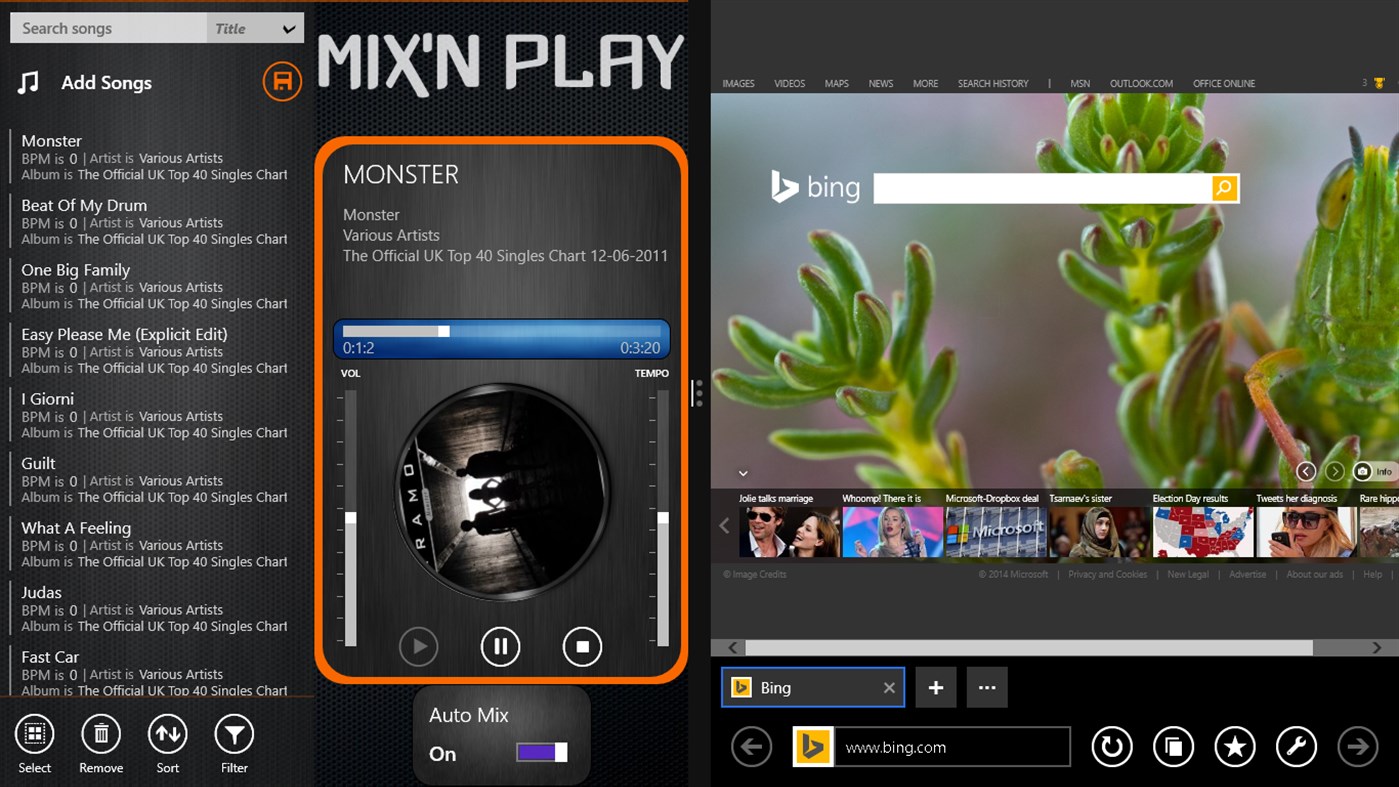 #4. Mix'n Play (Windows) 由: gauravsh