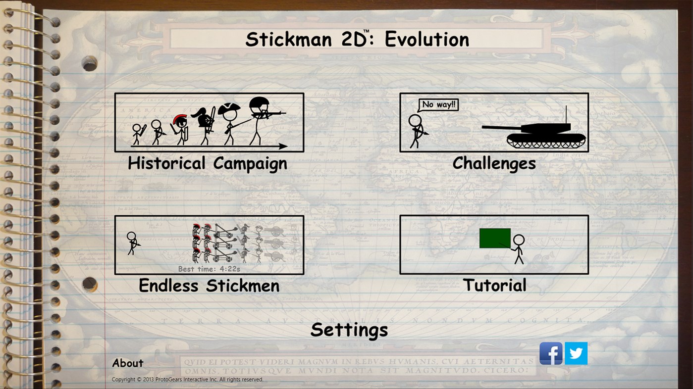 #3. Stickman 2D: Evolution (Windows) Podle: ProtoGears Interactive Inc.