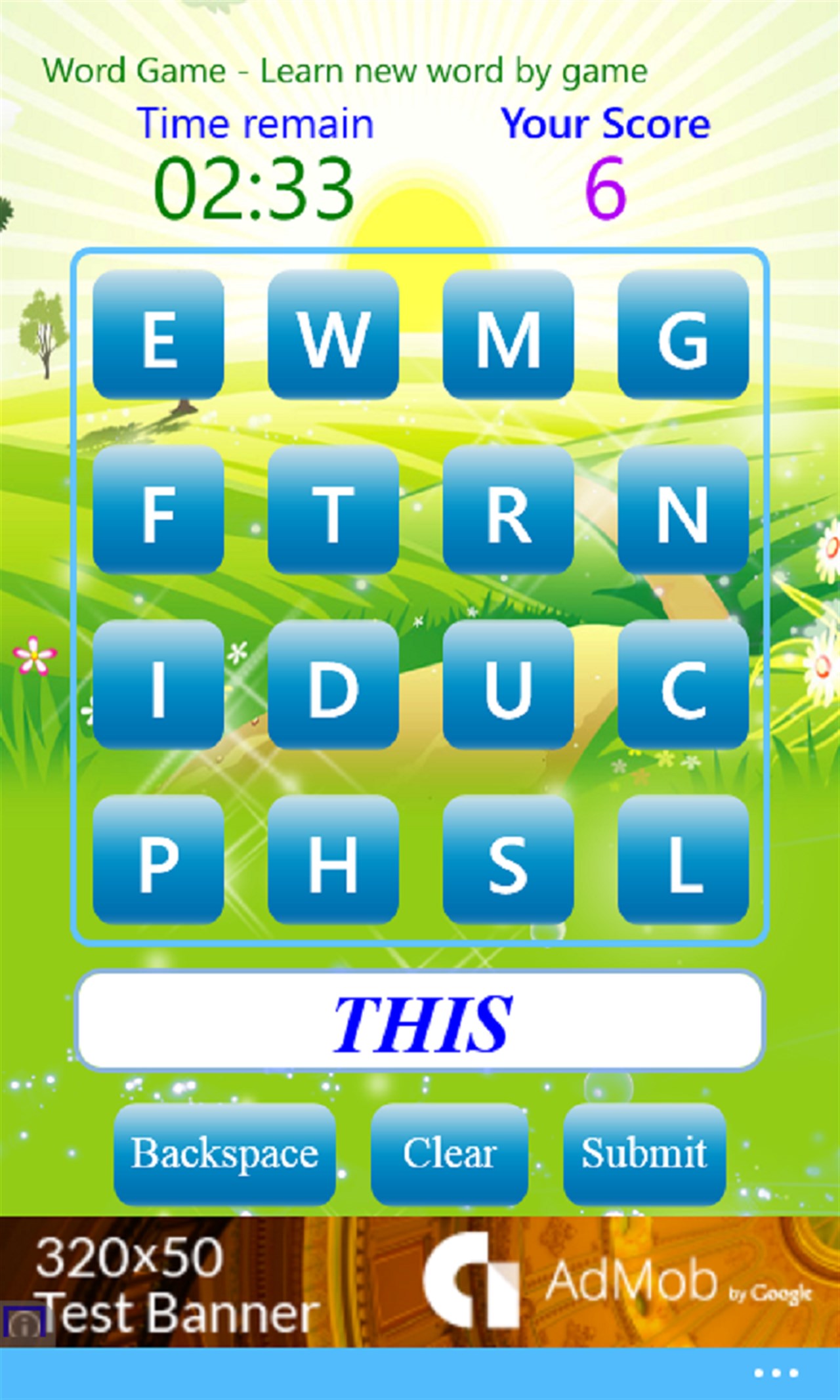 Word Game English screenshot 2