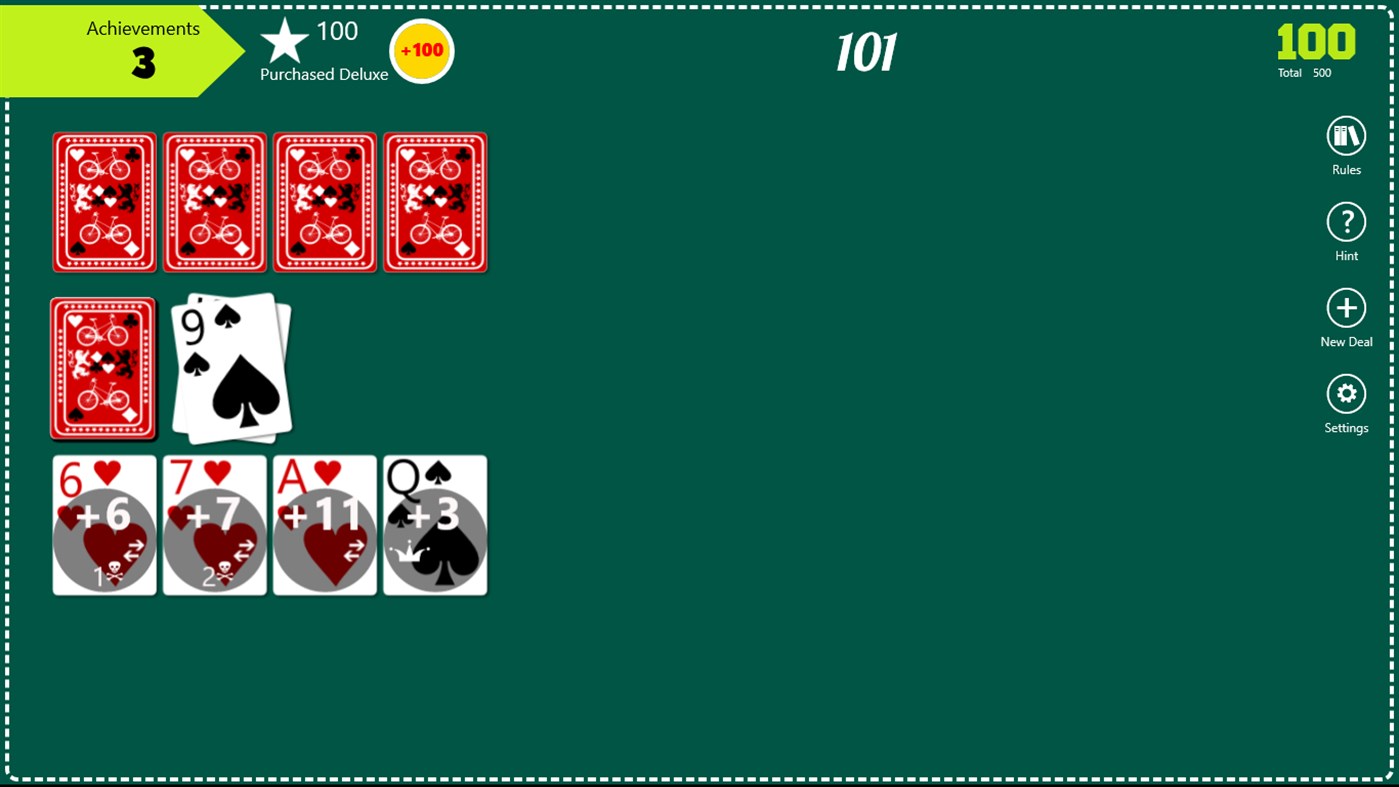 #1. 101 Card Game (Windows) Podle: Summit Data Corp