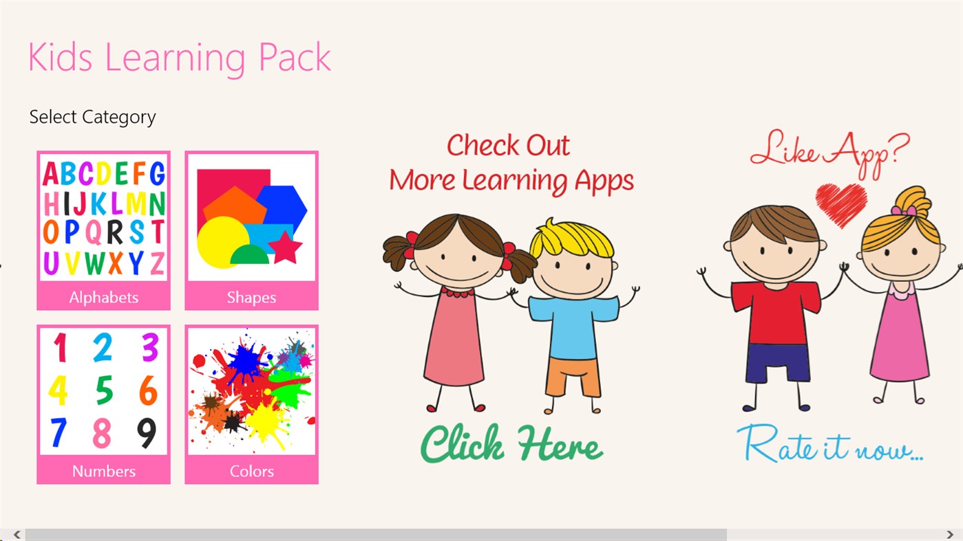 #1. Learn ABCD for Kids Free (Windows) بواسطة: DamTech Designs