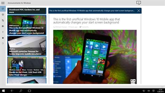 Announcements for Windows screenshot 4