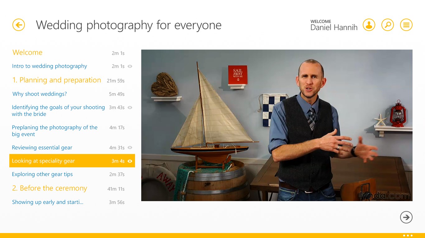 Browse courses and individual videos