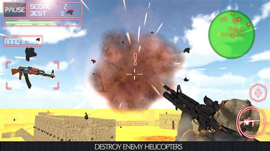 Desert Battle Shot screenshot 2
