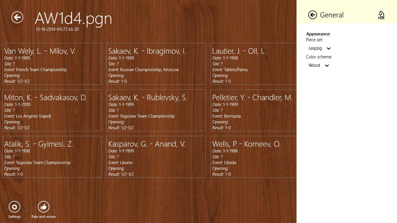PgnViewer screenshot