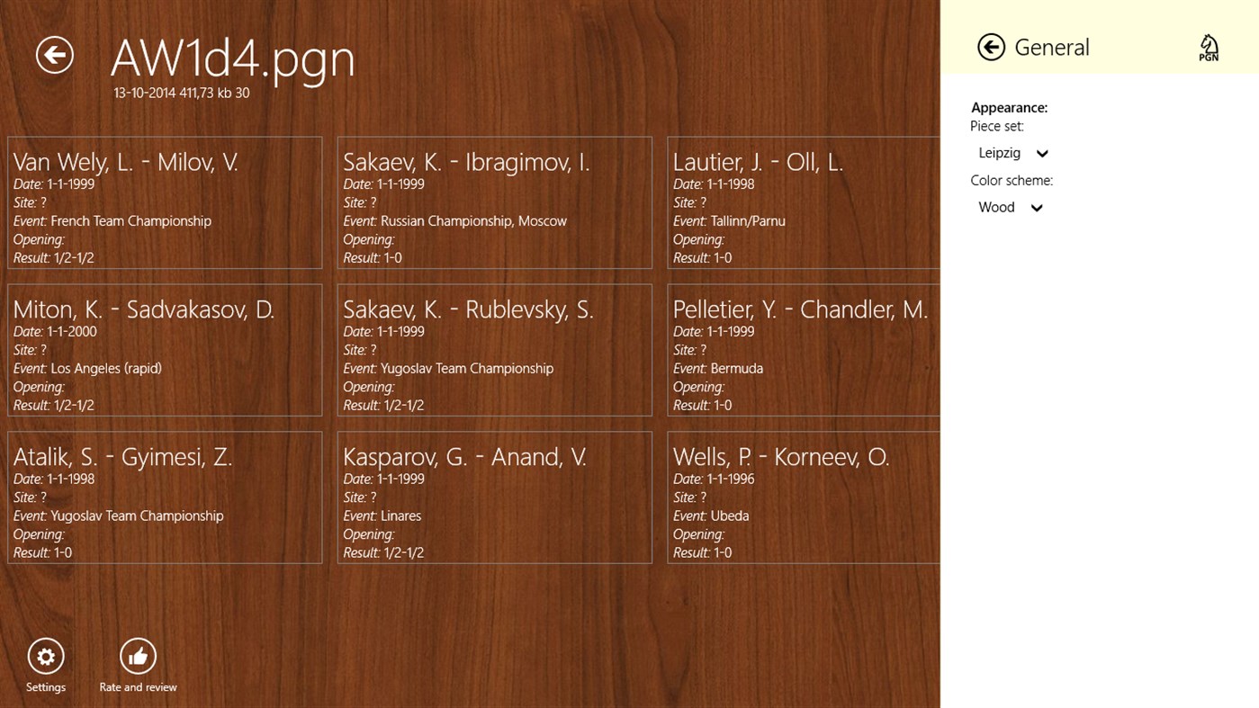#3. PgnViewer (Windows) By: Lokasoft