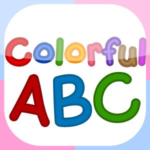 Colorful ABC - Alphabet Flashcard for Toddlers and Kids