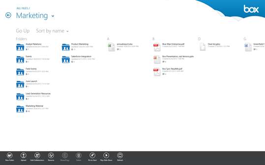 Box for Windows 8 screenshot 2