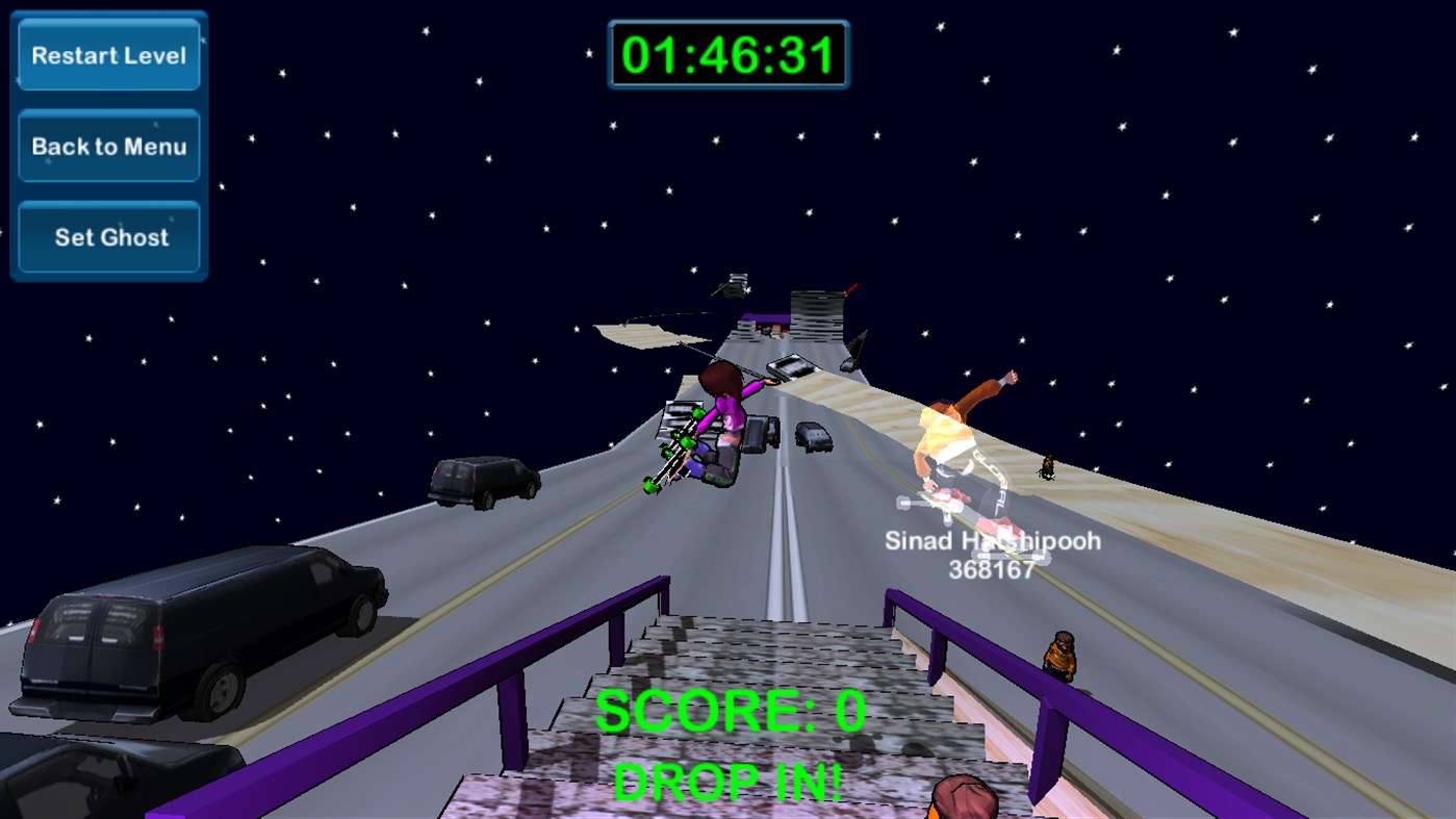 #1. Mad Freebording (Windows) 由: Denis Lapiner