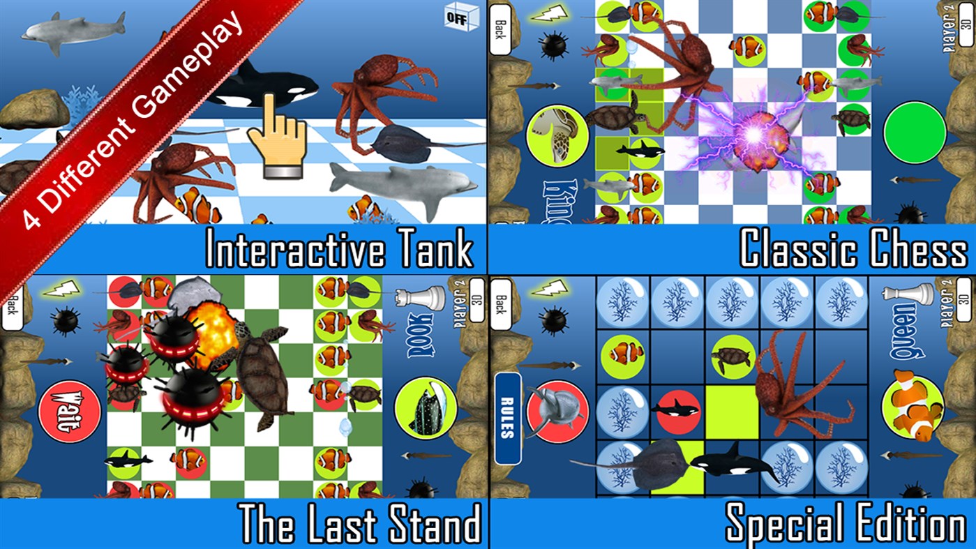#1. Underwater Chess 3D (Windows) De: The Interactive Studio