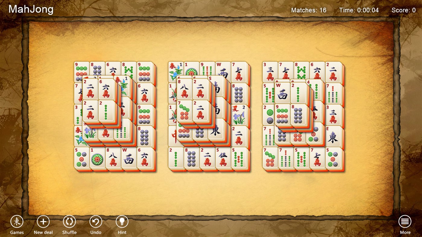 #4. Mahjong Free ! (Windows) Door: TreeCardGames
