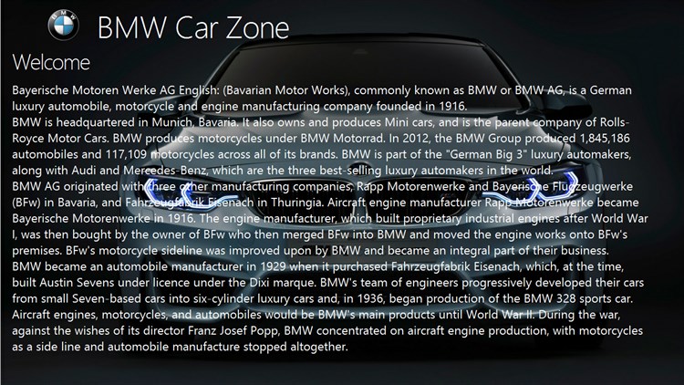 BMW Car Zone - PC - (Windows)