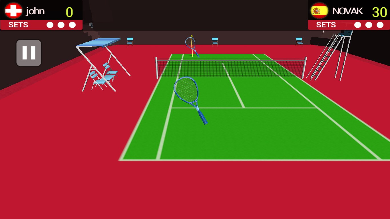 Screenshot 1 Perfect Tennis 3D windows