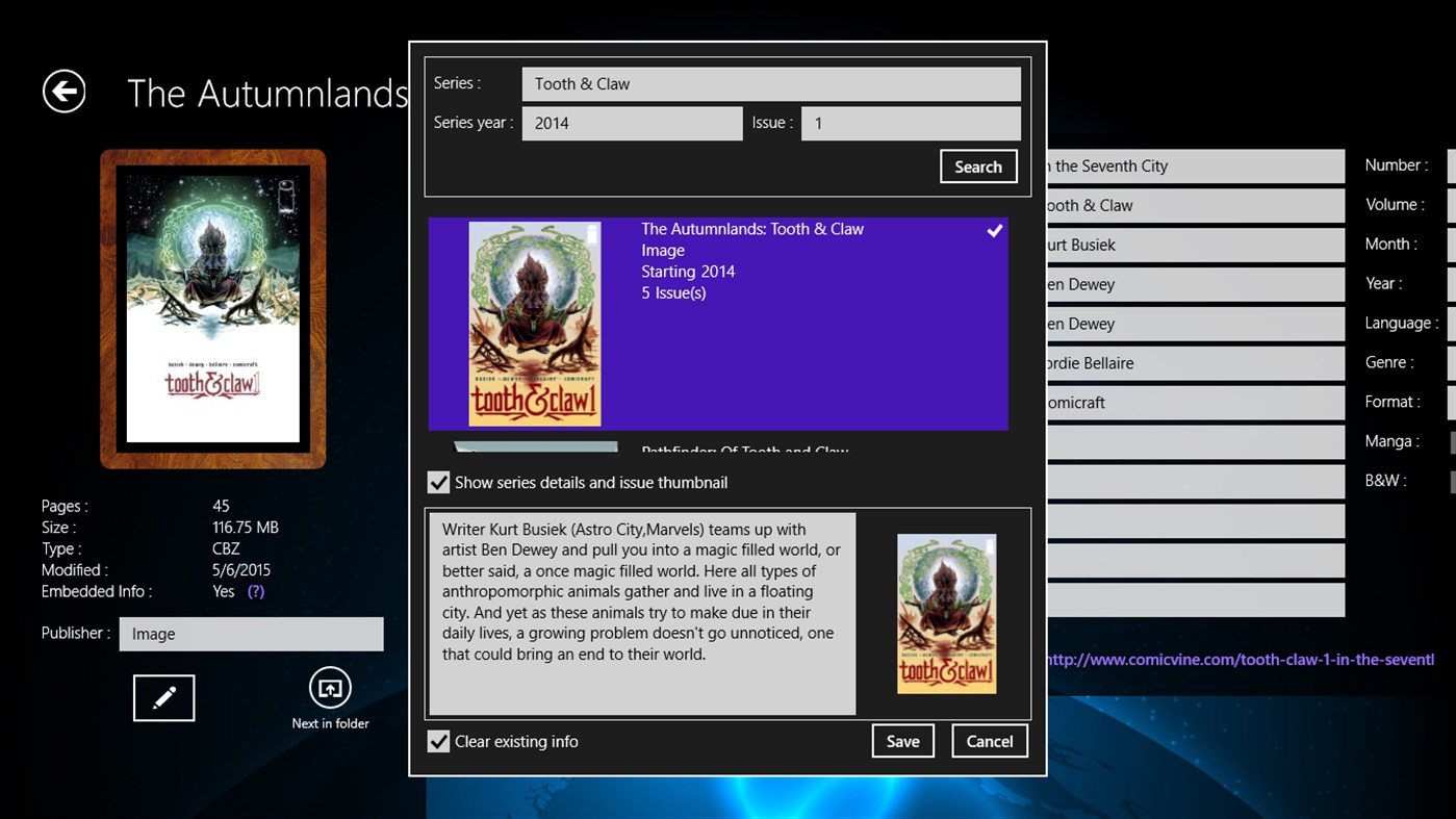 #6. Comic Seer (Windows) Göre: Xylasoft