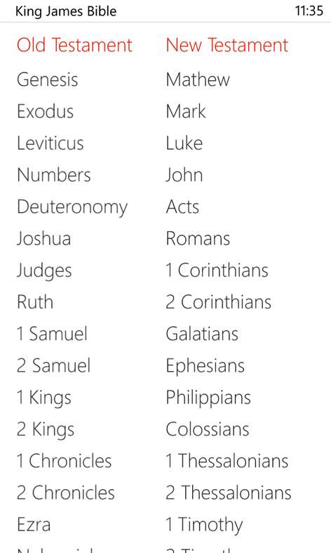 King James Bible Screenshots 1