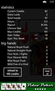 Video Poker . screenshot 3