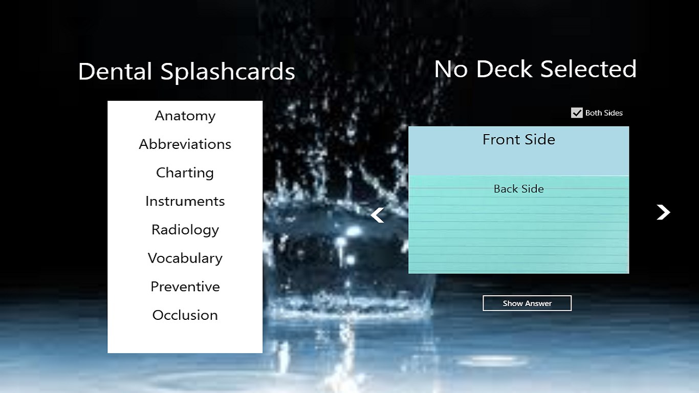 Dental splashcards dental splashcards 
