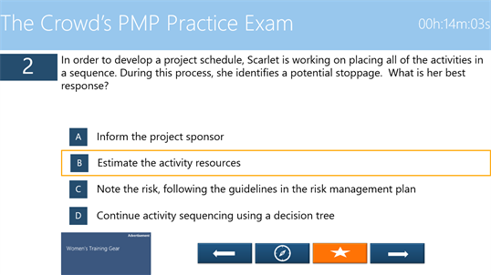 PMP Exam Practice Sample screenshot 3