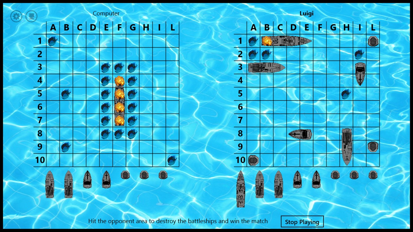 #1. BattleShip Pro (Windows) Podle: Luigi Ferioli