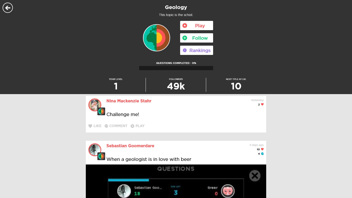 Topics for every possible interest