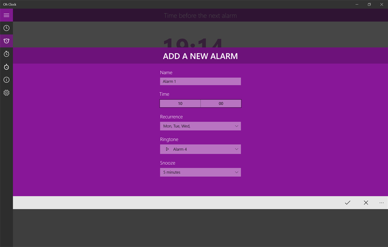 #6. Oh Clock (Windows) 来自: madztheo
